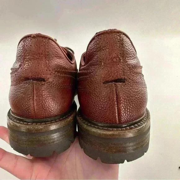 Rag and bone Spencer shoe sz 42 9 brown Italian leather wingtip oxfords Academia - Picture 12 of 14